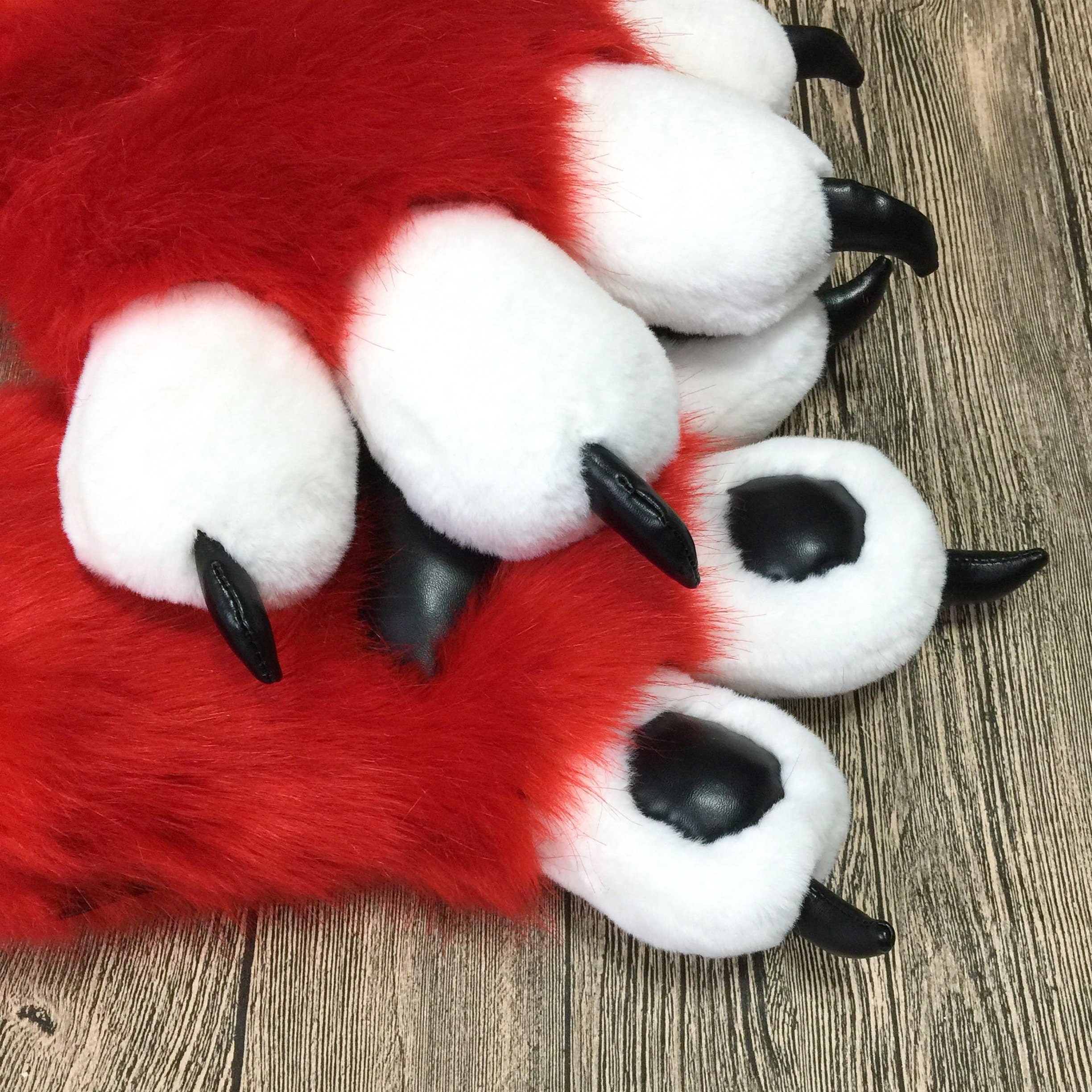 Faux Fur Fursuit Paws Fluffy Furry Handpaws Fursuit Partials Etsy
