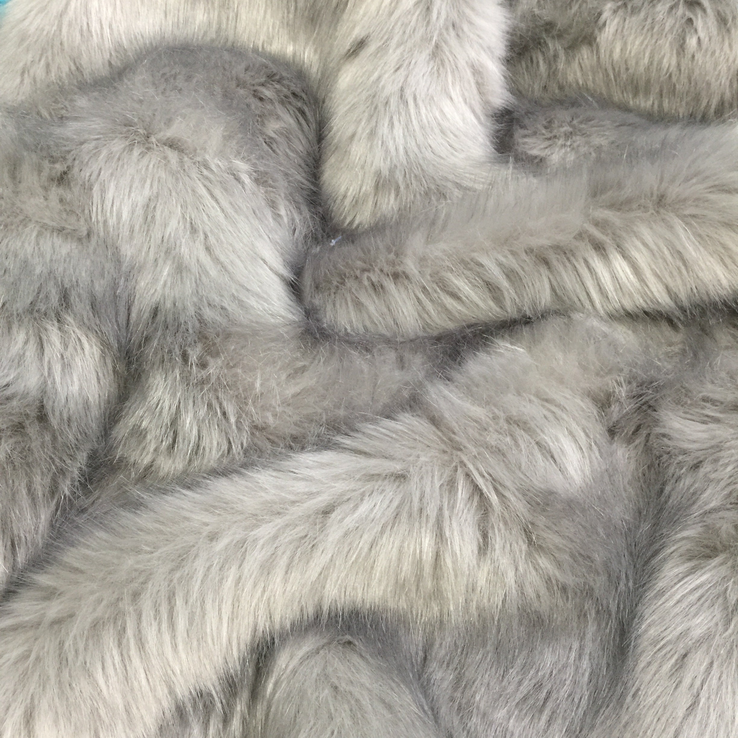 Light Gray Colorlong Pile Fuzzy Faux Fur for Headbandboot | Etsy