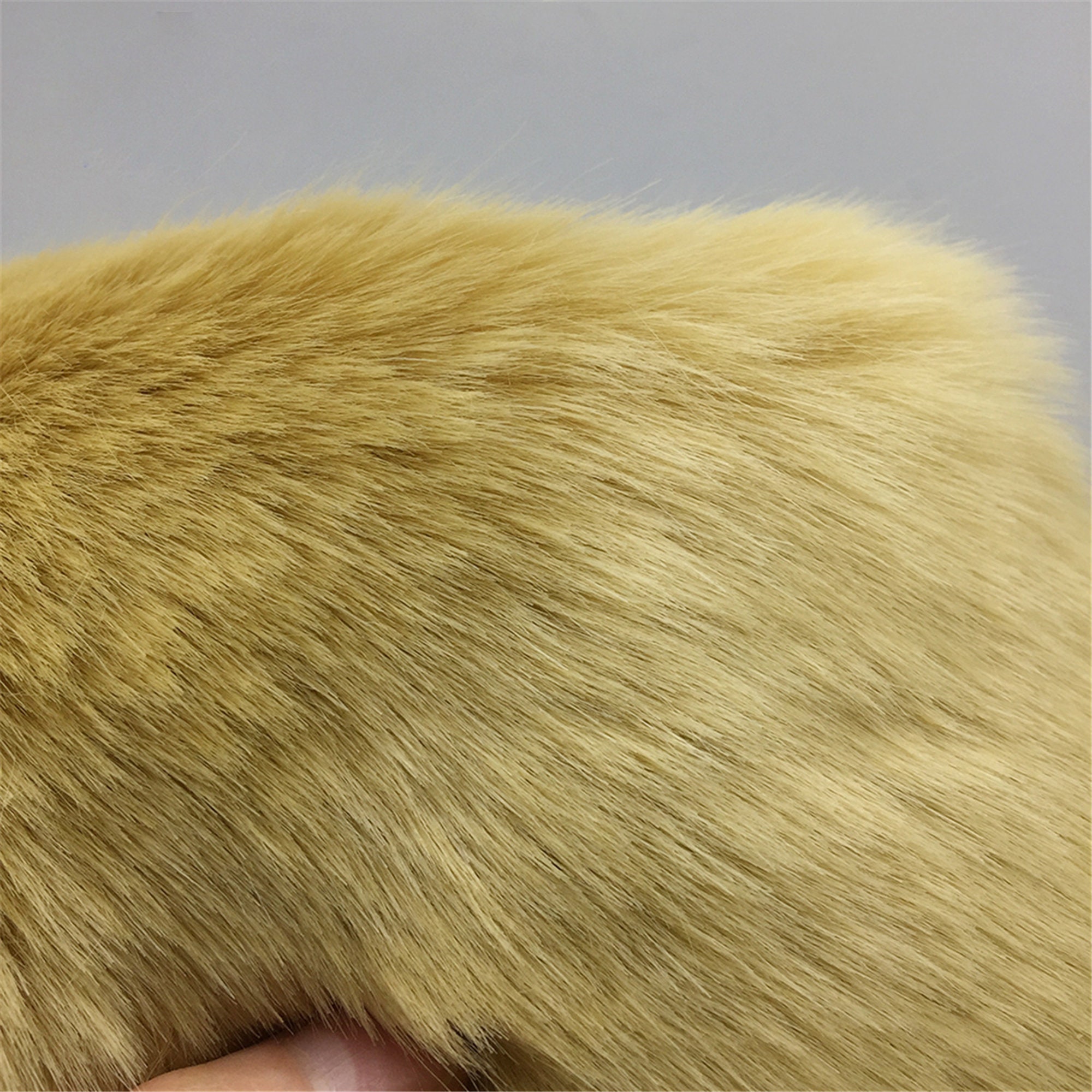 Camel Brown Ultra Soft Faux Rabbit Fur for Moccasins Etsy