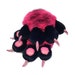 Fursuit Paws Cute Fluffy Furry Gloves Handpaws Fursuits Partials Cosplay Halloween Costume for Adults Kids Teens Gift Hot Pink Claws