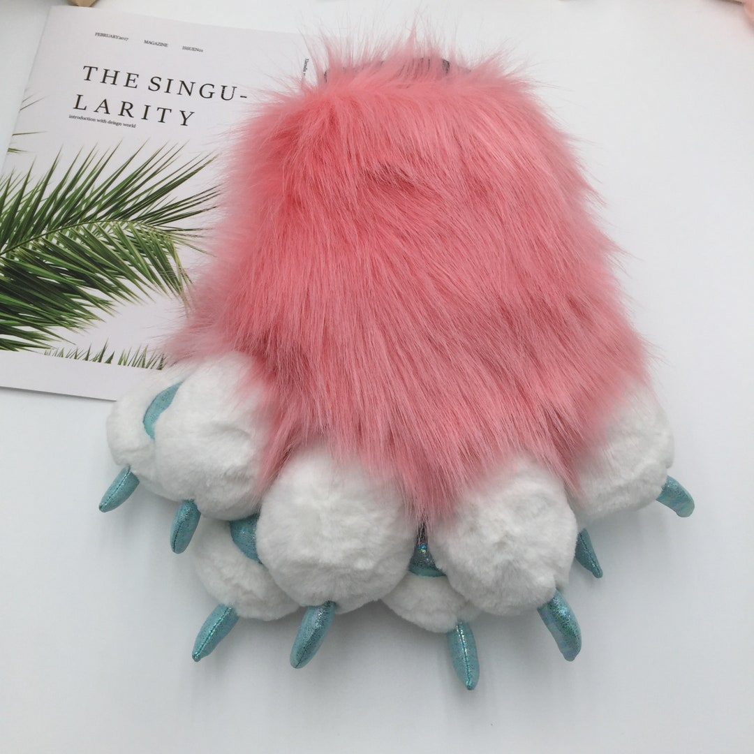 Fursuit Paws Furry Handpaws Cute Fluffy Faux Fur Fursuits Etsy