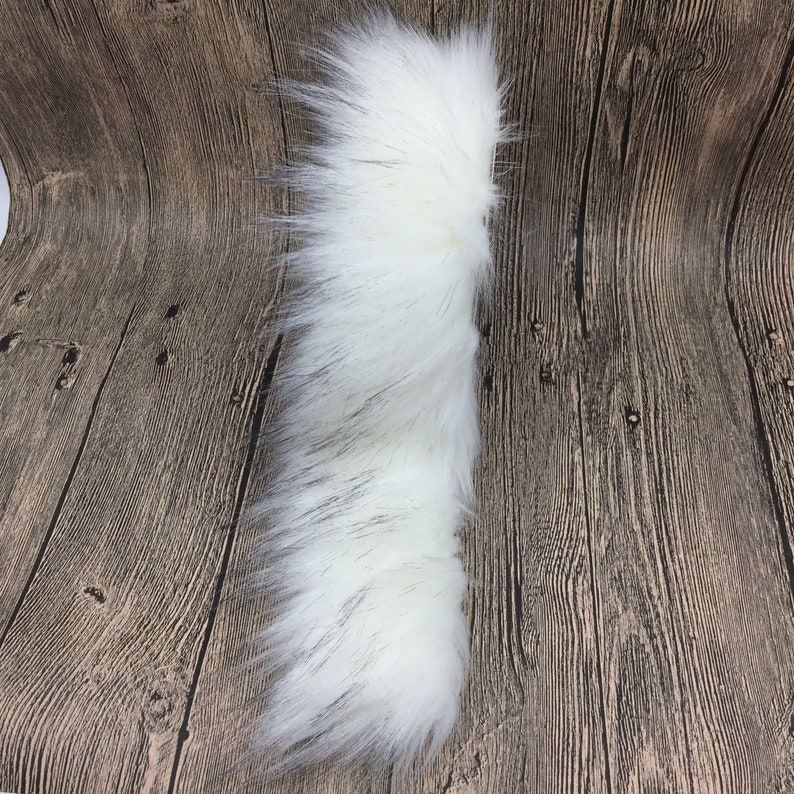 2 Yards Decorative Pure White Faux Raccon Fur Ribbon Trim Etsy