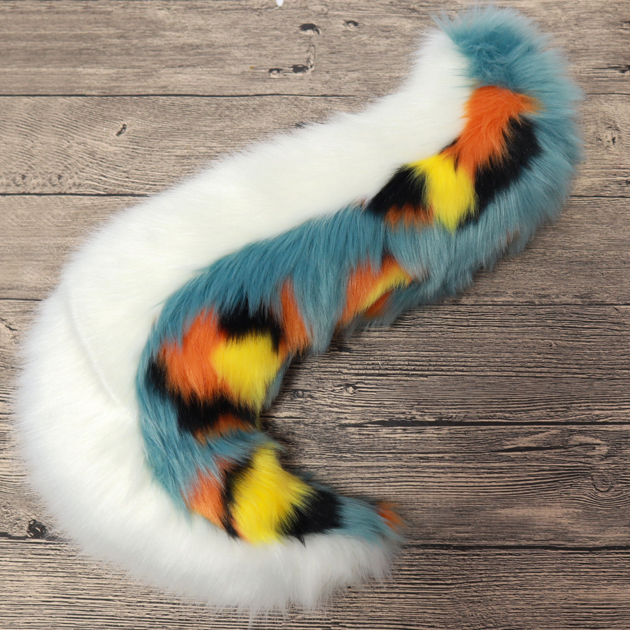 Faux fur fursuit tail