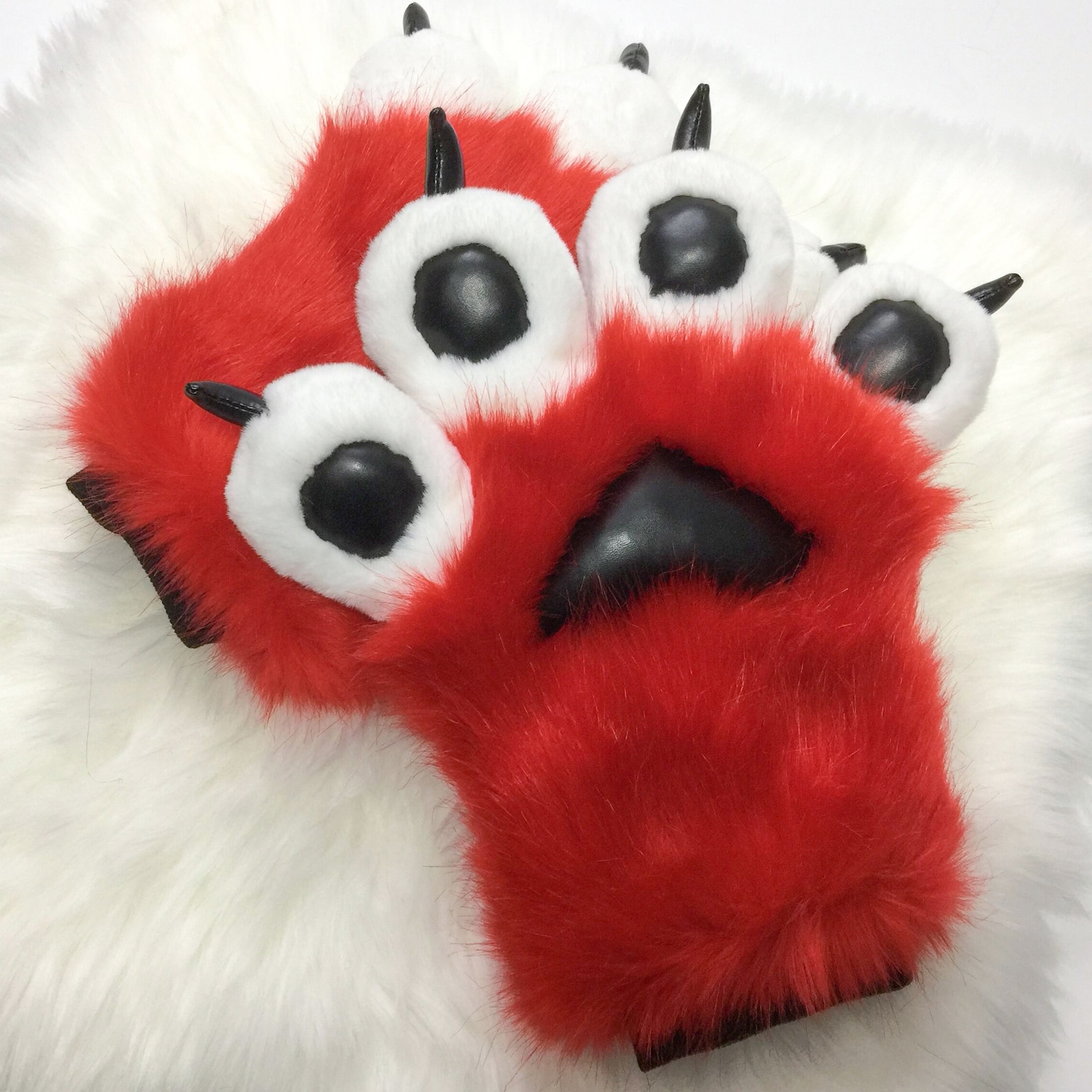 Faux Fur Fursuit Paws Fluffy Furry Handpaws Fursuit Partials Etsy