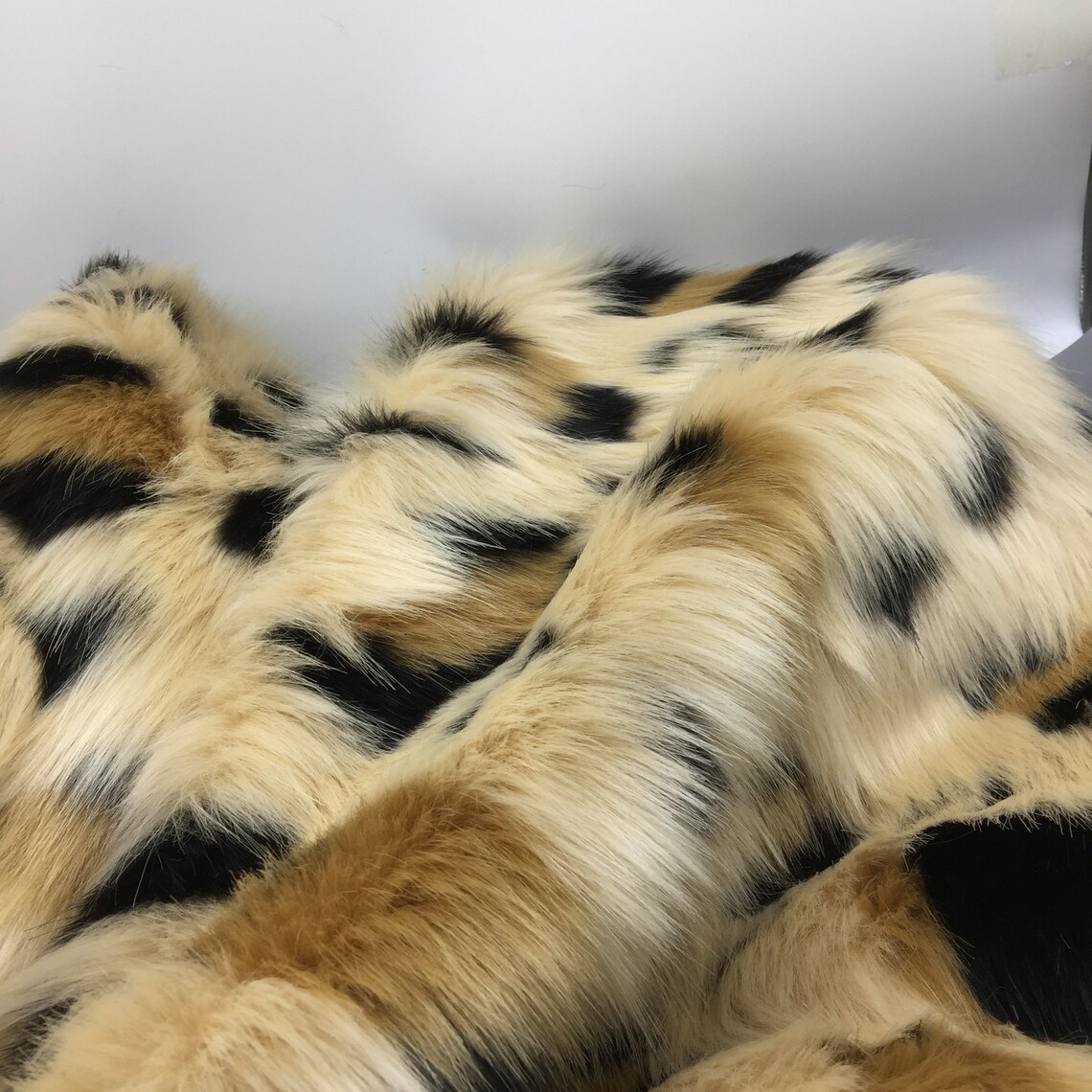 Faux Fur Fabric Furry Jacquard Patches Fluffy Squares Soft Etsy