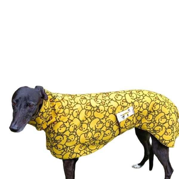 Rubber Duck Greyhound Fleece