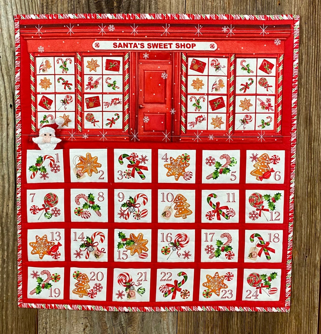 Santa Sweet Shop Advent Calendar & Santa Ornament Christmas Etsy