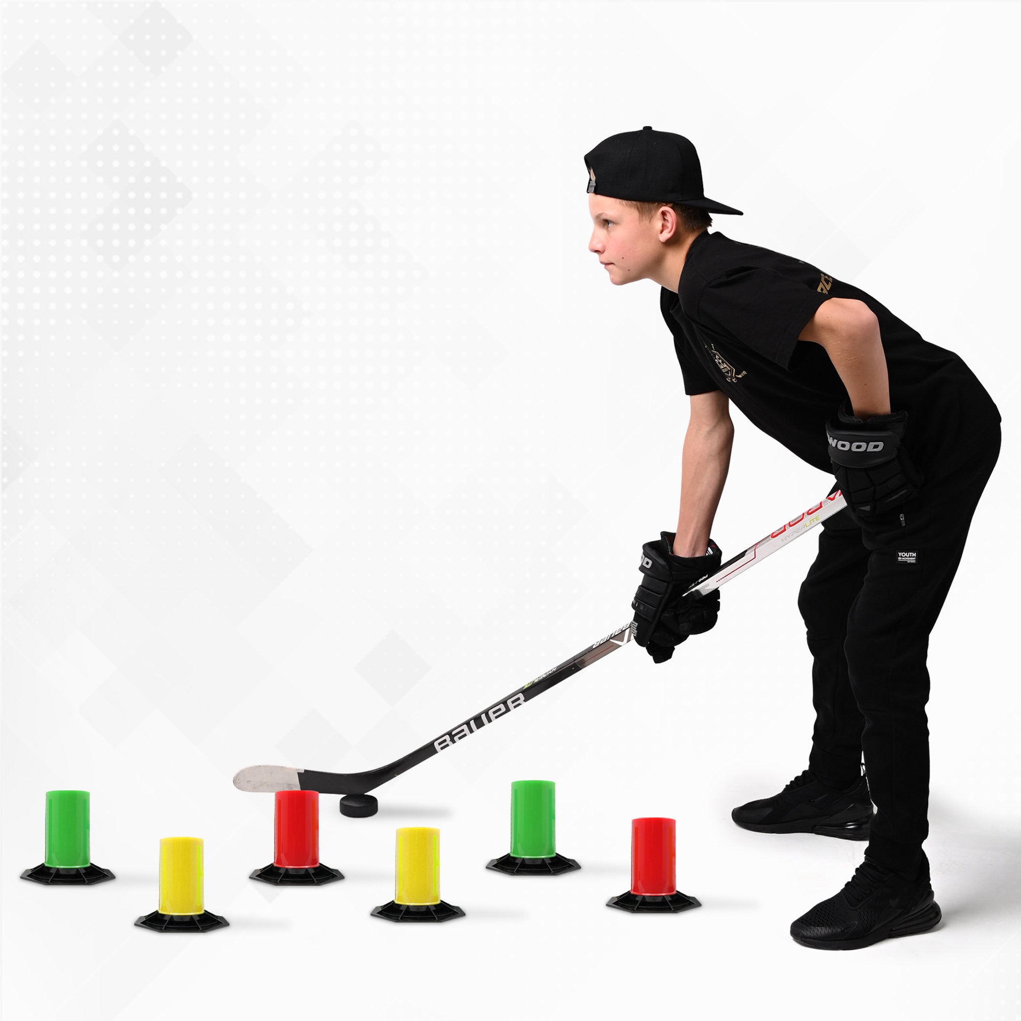 Hockey Stick Handling Aid TronX Hockey Edge Dangler - Adjustable Stick ...