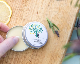 Bálsamo/crema de manos para restaurar, reparar y proteger, revitalizar, hidratar y calmar.