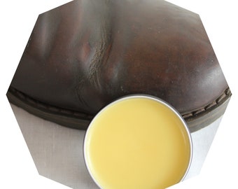 Natural Leather Balm With Jojoba, Nourish, Protect And Condition