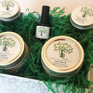 Hand And Foot Care Gift Box, 100% Natural, Vegan Friendly