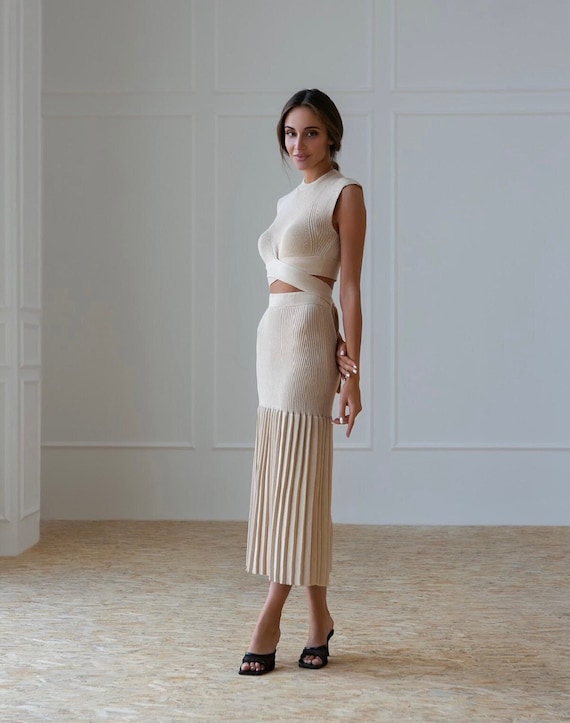 Jumper skirt top co ord set