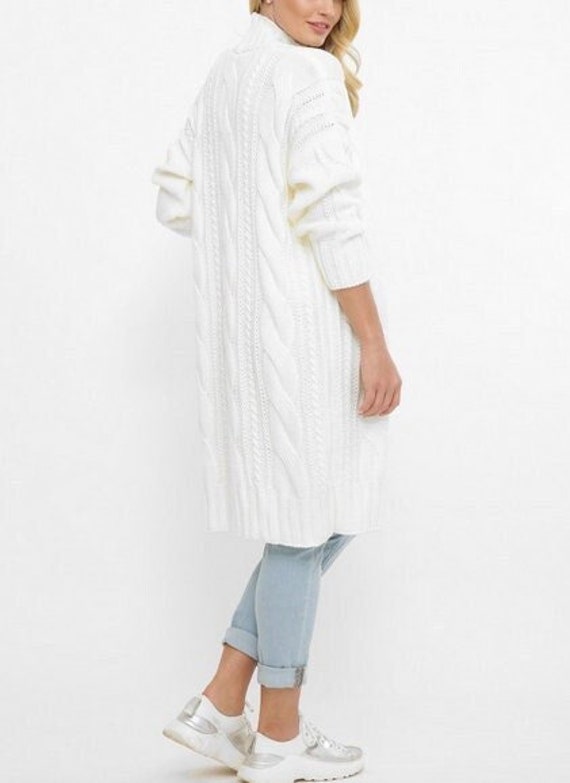 Maxi knitted on sale cardigan
