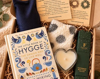Hygge Cosy Box - Well-being Hamper. Birthday / Housewarming/ Get Well Soon / Thinking of You Gift.