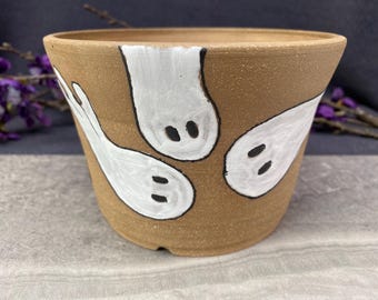 Haunted Ghosts Number 1 Decorative Handmade Planter