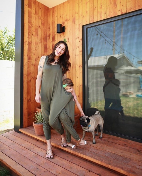 mommy and me matching rompers