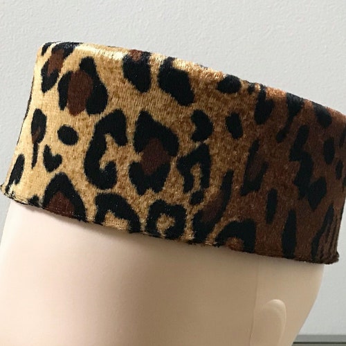 Leopard Print African Hat for Men 