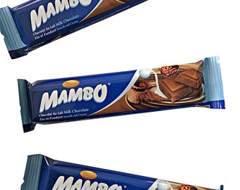 Mambo Milk Chocolate / mambo intense dark chocolate/ Bar 25 gr - Cameroon