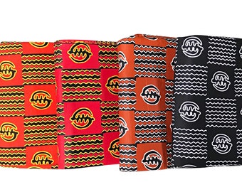 Set of 4 African print fabric: Quarters, 1/2Yard, Yard / Fat quarter bundle cotton / African fabric/ 4 Quarter pieces / 4 yards Set/ Ankara