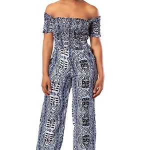 African Print Jumpsuits / Ethnic Fabric Jumpsuit / Ankara Jumpsuit ...