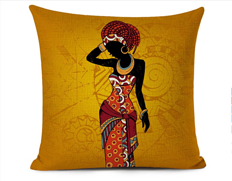 African Ethnic Pillow Covers / Geometric Cushion Cover / Etsy