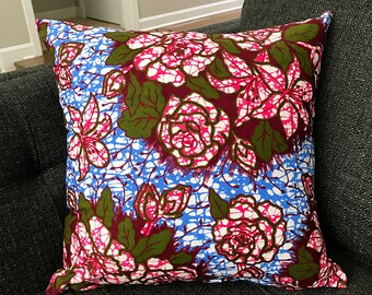 African Print Pillows Covers, Ankara pillows covers, African fabric pillows cases, Print Pillows