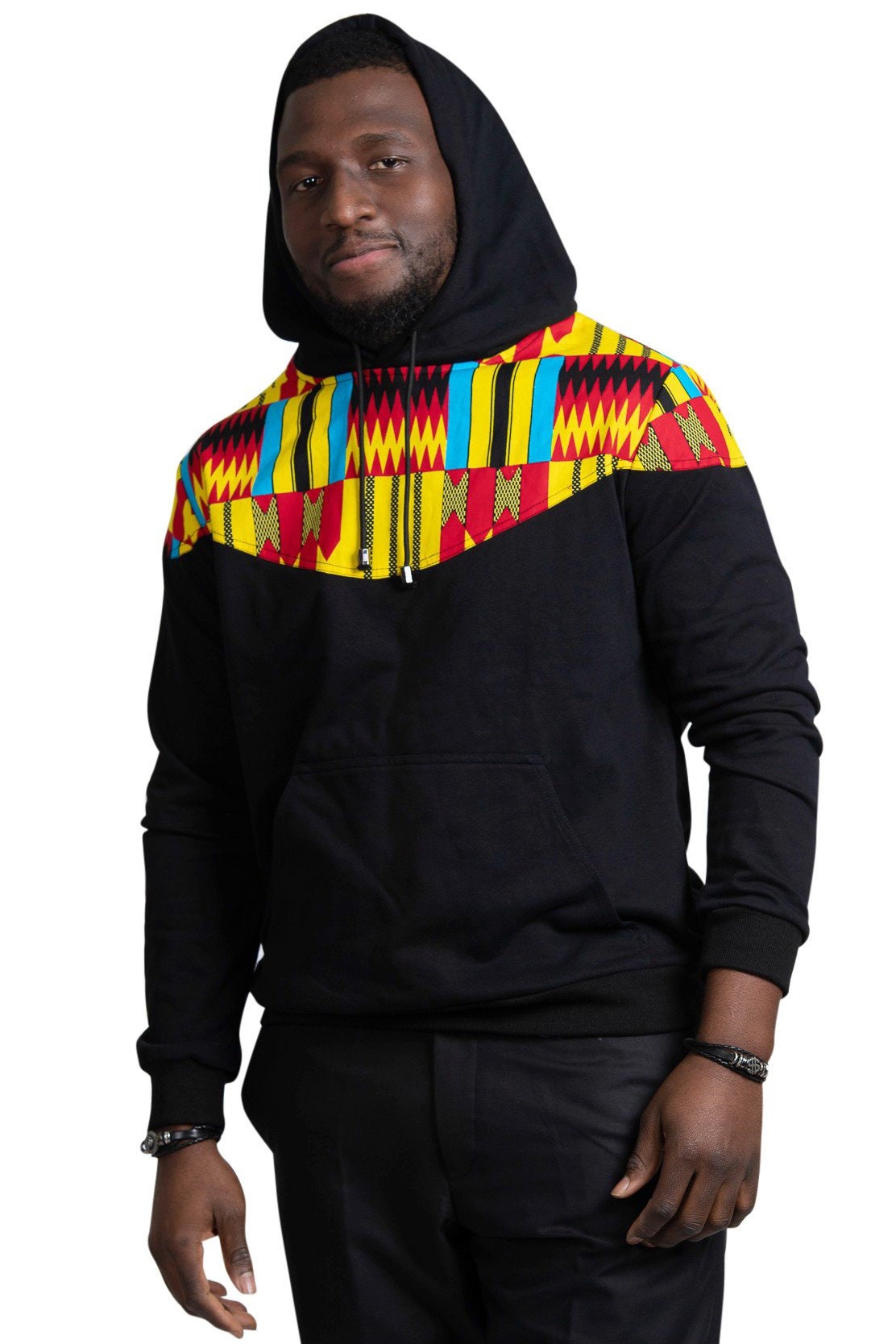 african print hoodies