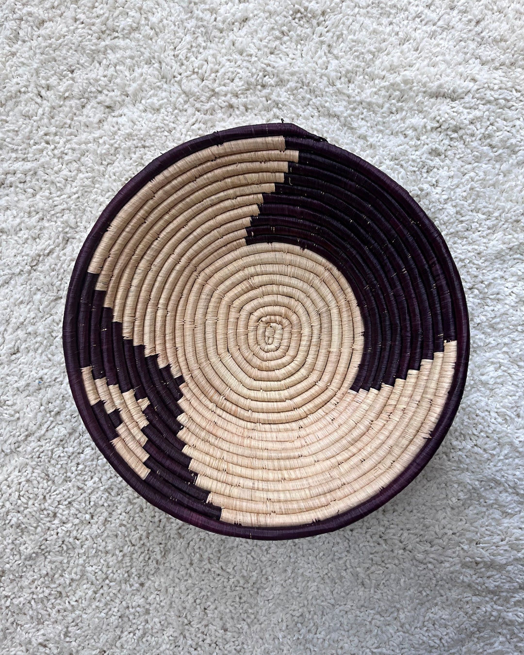 Uganda Baskets 12/ Uganda Woven Basket / Uganda Wall Basket / African