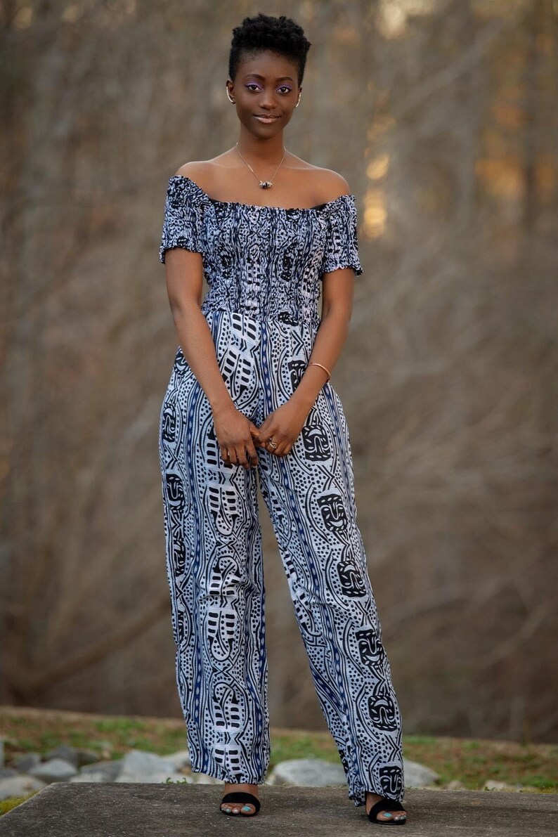 African Print Jumpsuits / Ethnic Fabric Jumpsuit / Ankara Etsy