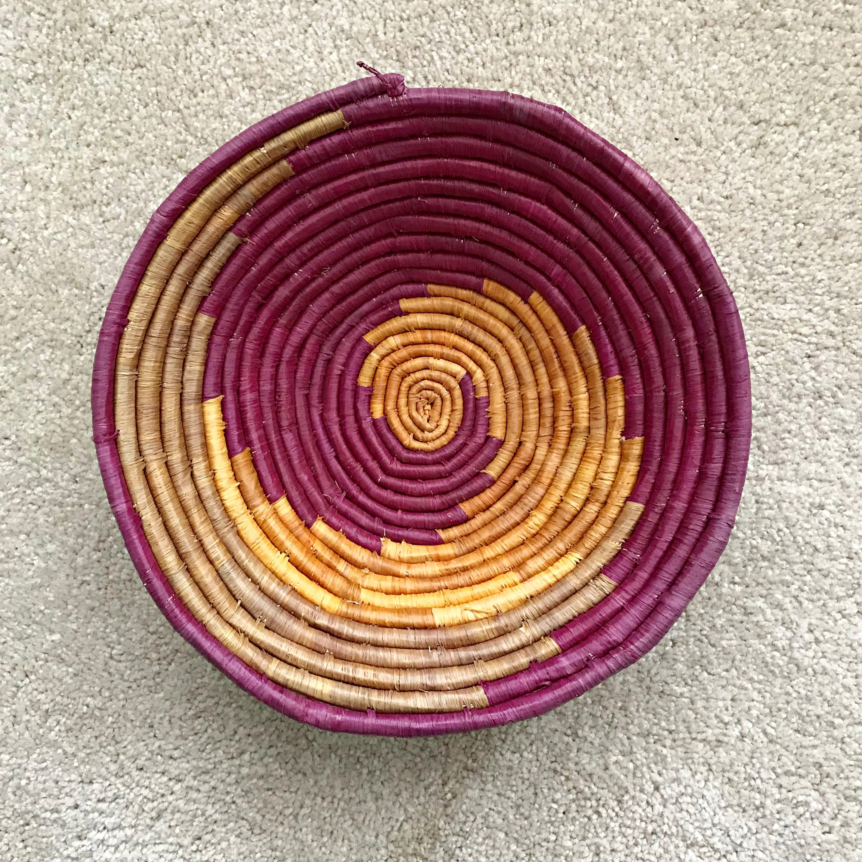 Uganda basket 12/ Uganda woven basket / Uganda wall Etsy