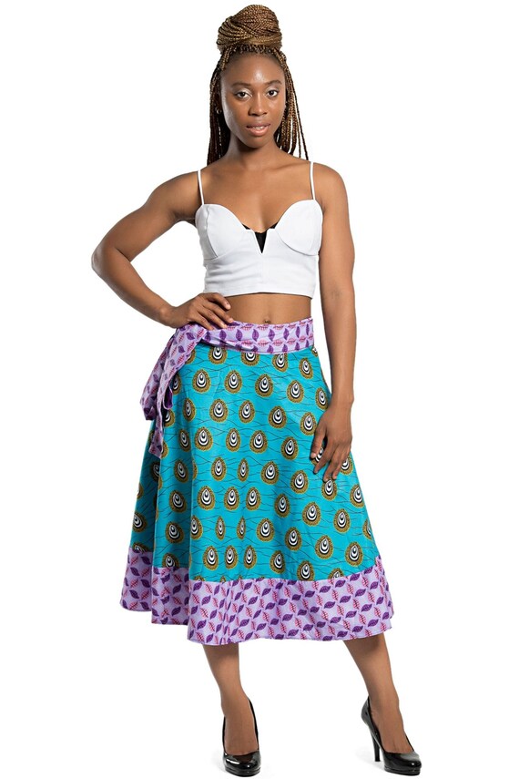 African Print Skirt / African Print Midi Skirt / Midi Skirt/ | Etsy