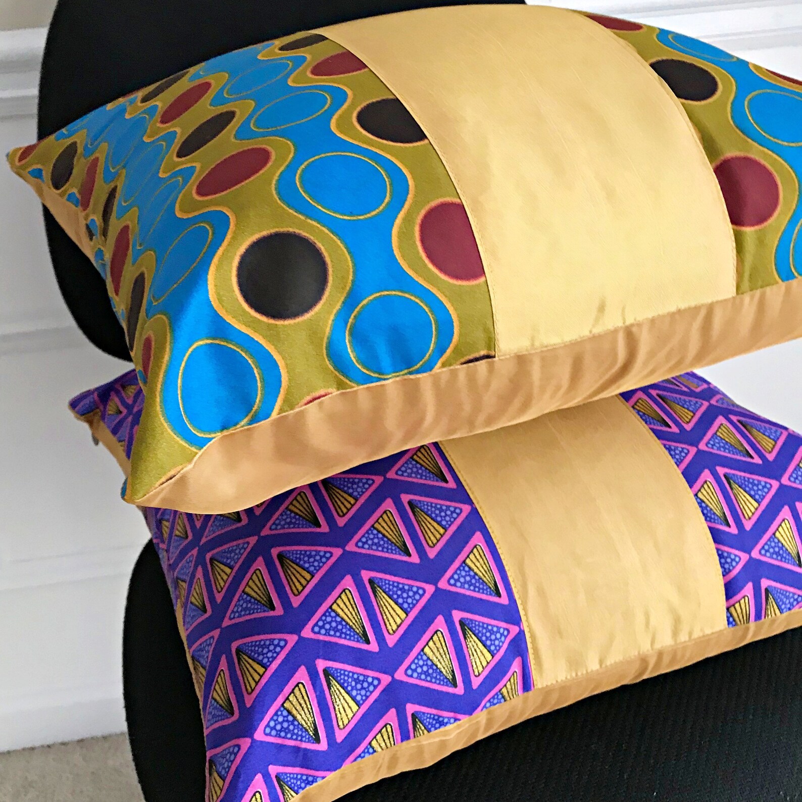 African Reversible Pillows Covers / Ankara Pillows Covers / Etsy
