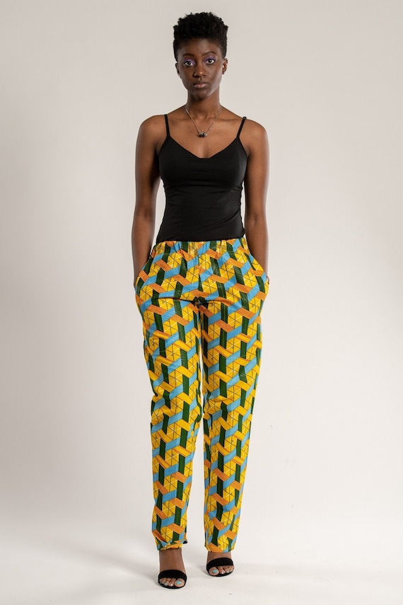 african print pants for men