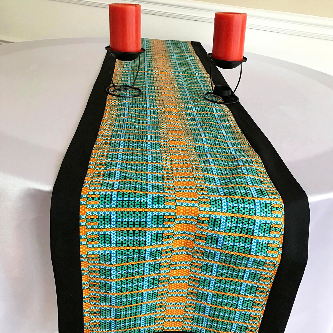 African Print Table Runner African Print Tablecloth Hostess Etsy