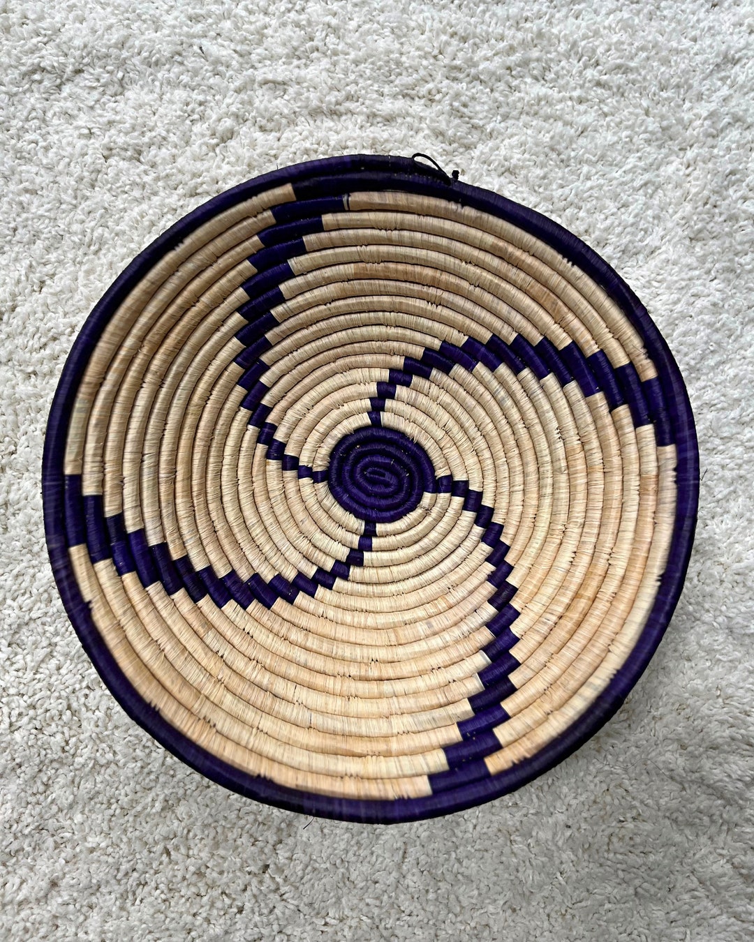Uganda Baskets 12/ Uganda Woven Basket / Uganda Wall Basket / African