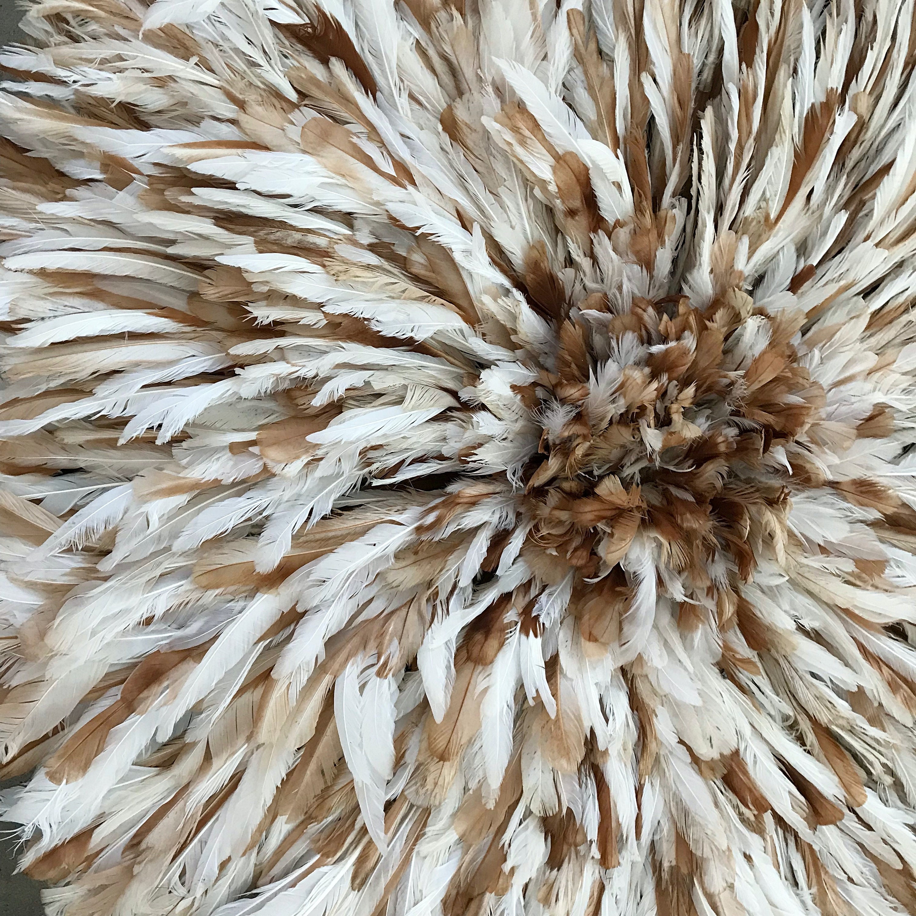 31 Mix Weiße und braune Juju Mütze / Bamileke Juju Mütze | Etsy