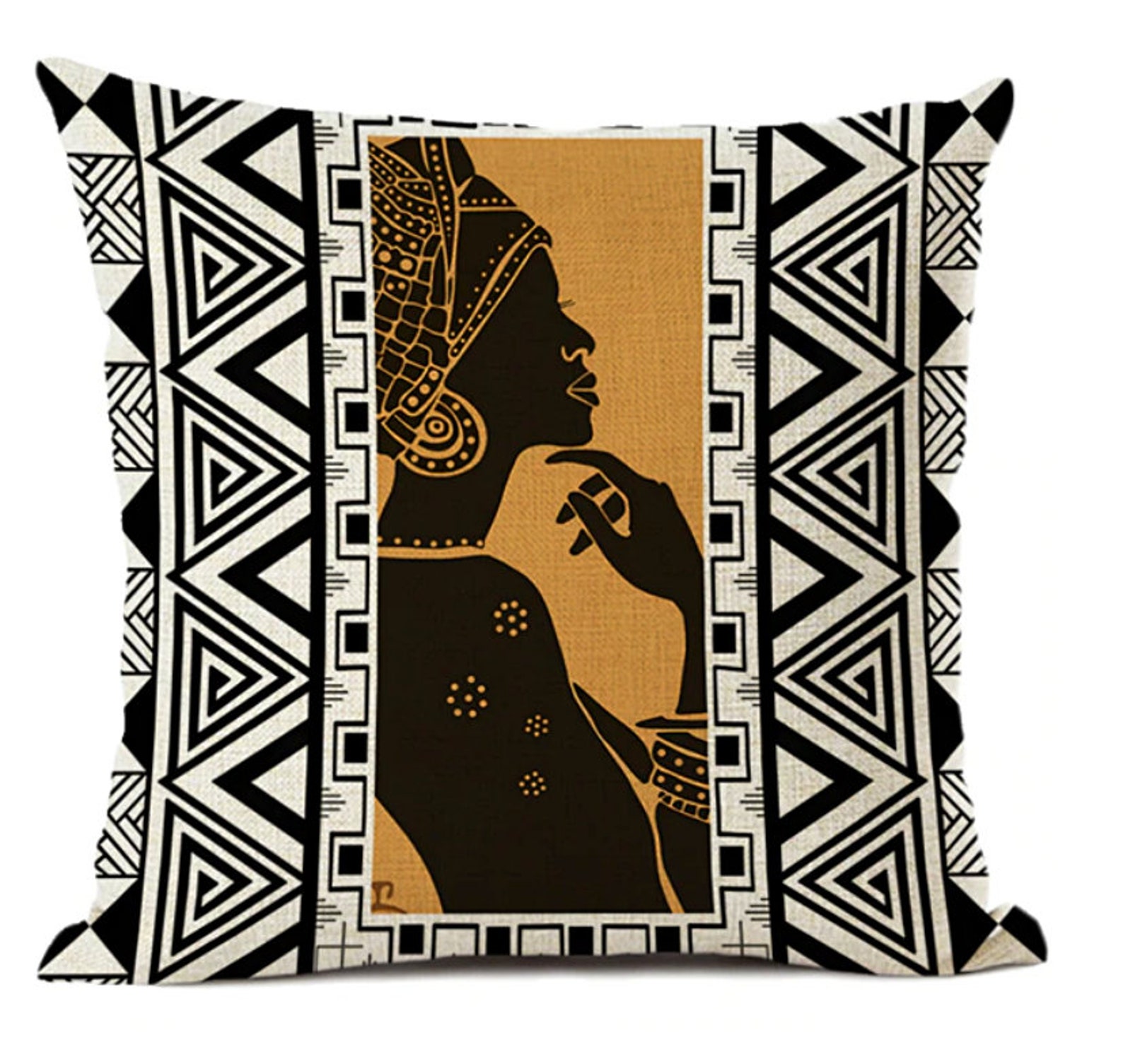 African Ethnic Pillow Covers / Geometric Cushion Cover / Etsy