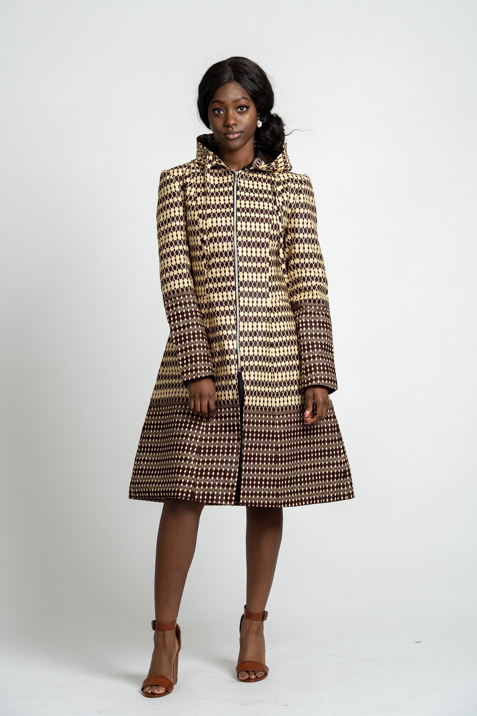 African print coat for women / african coat for fall & spring Etsy