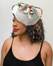 African print fascinator / african headwear / Ankara fascinator / Gift for her / african women hat / african hair accessories 
