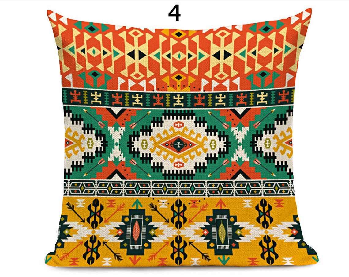 African Ethnic Pillow Covers / Geometric Cushion Cover / Etsy