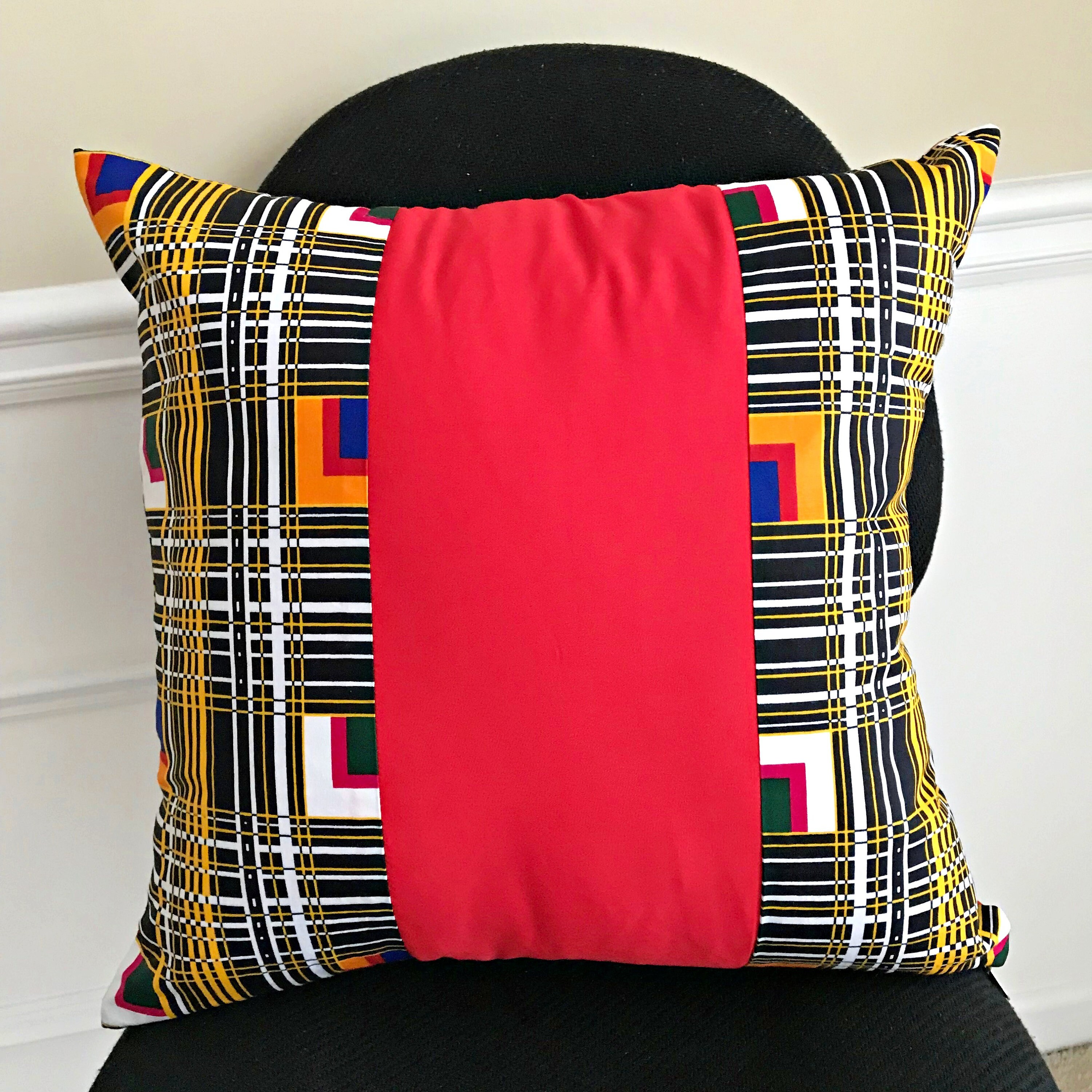 Kente African Print Pillows Covers / Ankara Pillows Covers / Etsy