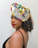 African print fascinator / african headwear / Ankara fascinator / Gift for her / african women hat / african hair accessories 