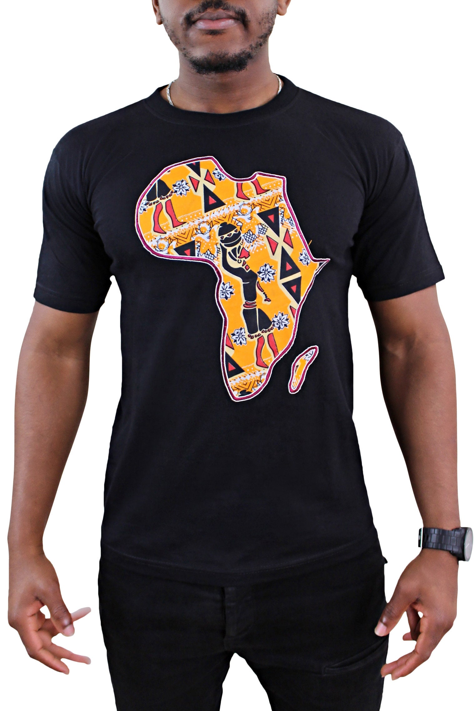 African T Shirt Custom T Shirt African Super Wax Tshirt Etsy