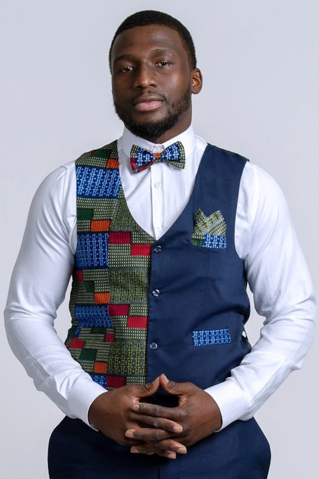 Gilet de costume homme dimpression africaine / gilet en forme - Etsy France