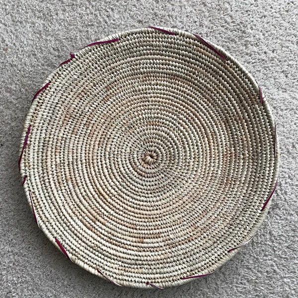 Woven trivets, Woven placemats, Wall basket, Woven Basket, Flat Baskets, African Wall Basket, Kitchen decor, Housewarming gift, Gift for mom