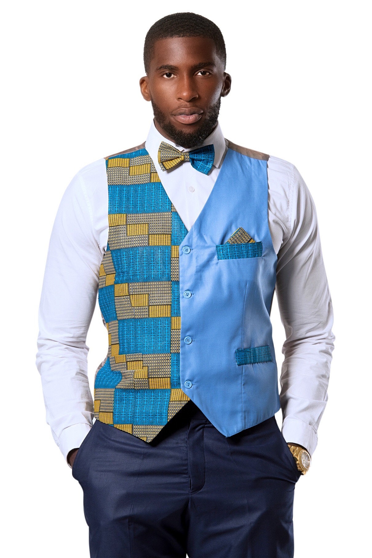 Ankara waistcoat 2025 for guys