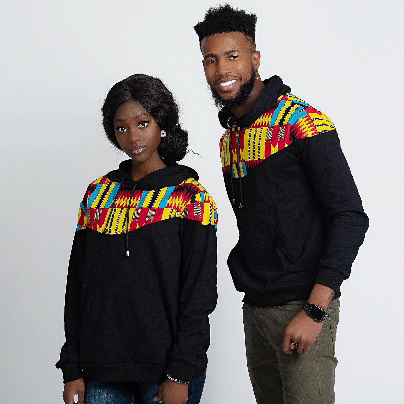 Unisex Kente Hoodie / African Print Sweatshirt / African | Etsy