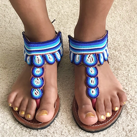 Leather Toe Sandals with Mashru Fabric & Torni - directcreate.com