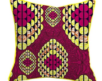 African Print Pillows Covers, Ankara pillows covers, African fabric pillows cases, Print Pillows