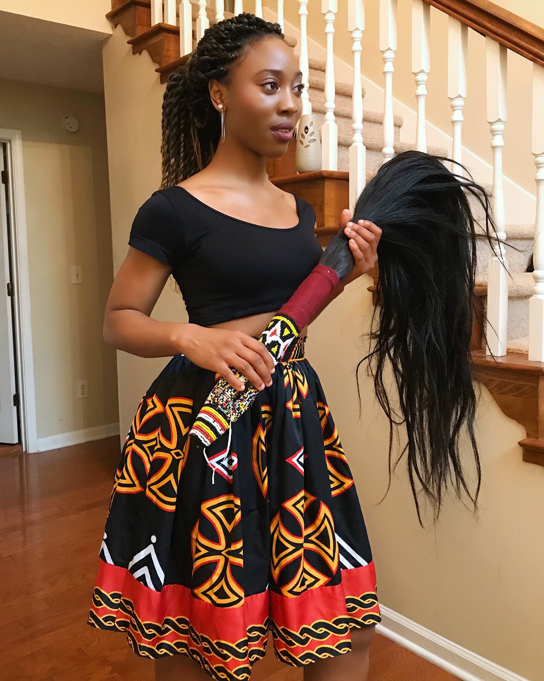 Bamenda Toghu African Print Skirt Ankara Skirt African Clothing